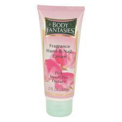 Body Fantasies Signature Pink Sweet Pea Fantasy Hand & Nail Cream By Parfums De Coeur - Hand & Nail Cream