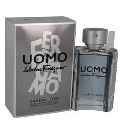 Salvatore Ferragamo Uomo Casual Life Eau De Toilette Spray By Salvatore Ferragamo - Eau De Toilette Spray