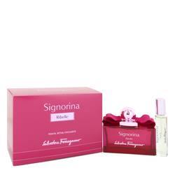 Signorina Ribelle Eau De Parfu Spray + Free .34 oz Mini EDP Spray By Salvatore Ferragamo - Eau De Parfu Spray + Free .34 oz Mini EDP Spray